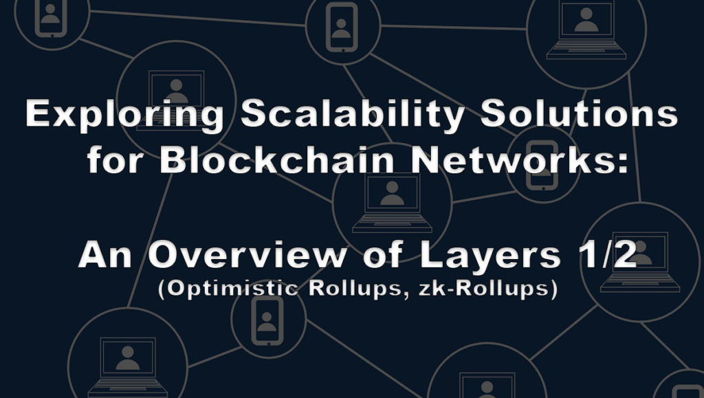 Exploring Scalability Solutions for Blockchain Networks: An Overview of Layers 1/2